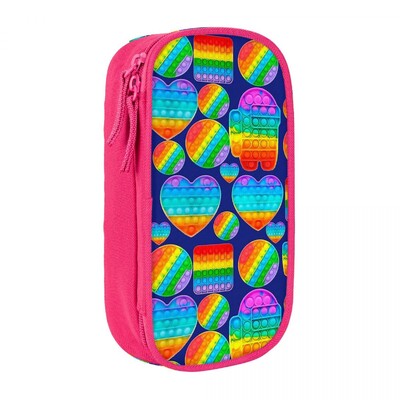 Popit Anti-Stress System Θήκες στυλό Μεγάλης χωρητικότητας Τσάντες στυλό κουτί στυλό Θήκη μολυβιών για αγόρια κορίτσια Φοιτητικά Γραφείο γραφικής ύλης