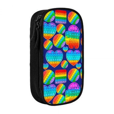 Popit Anti-Stress System Θήκες στυλό Μεγάλης χωρητικότητας Τσάντες στυλό κουτί στυλό Θήκη μολυβιών για αγόρια κορίτσια Φοιτητικά Γραφείο γραφικής ύλης