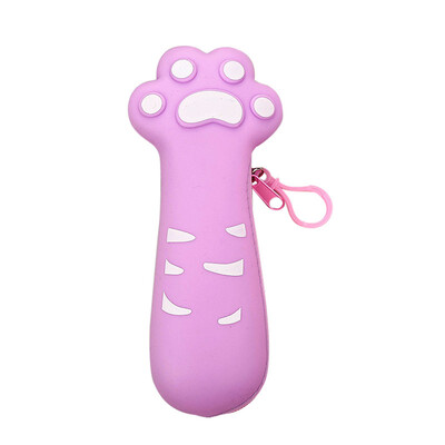 Kreativna Silikonska pernica s patentnim zatvaračem Patlidžan Grašak Mahuna Kukuruz Oblik mrkve Kawaii Studentska olovka Torba za pohranu Organizator Poklon za djecu