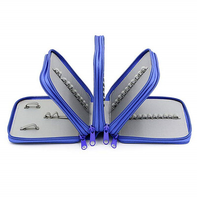 Husă de creion cu 36/48/72 găuri pentru desen, pictură, pixuri, pixuri, pixuri multifuncționale, de mare capacitate, papetărie școlară, pungă de aprovizionare