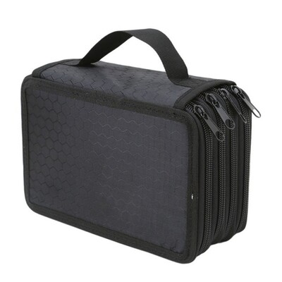 Husă de creion cu 36/48/72 găuri pentru desen, pictură, pixuri, pixuri, pixuri multifuncționale, de mare capacitate, papetărie școlară, pungă de aprovizionare