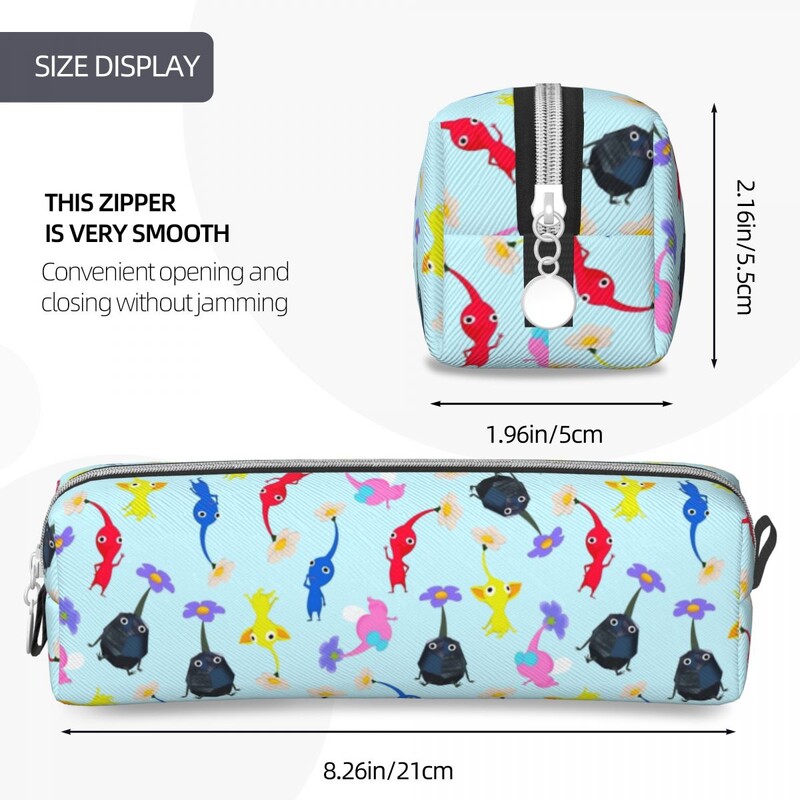 Jocuri Pikmin Toc Penion Genți Copii Capacitate Mare Rechizite școlare Cutie Cadou pentru Creioane