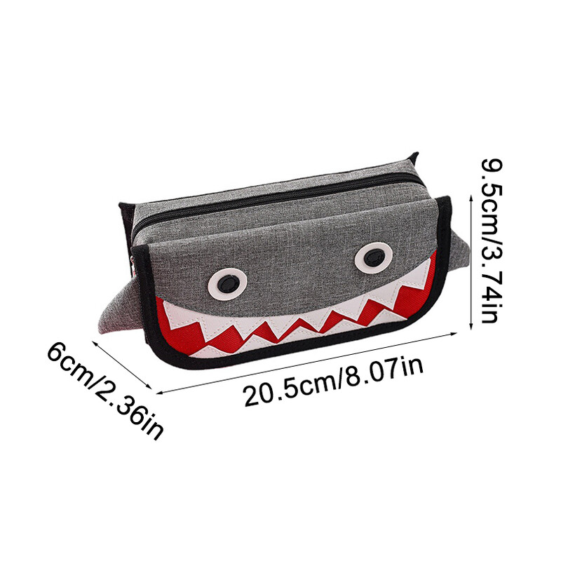 Shark Pernica Estuches Escolares Pencilcase Školski pribor velikog kapaciteta Piornik Slatka dopisnica Pernica za povratak u školu