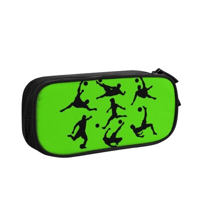 Husă de creion personalizată Kawaii pentru goluri de fotbal pentru băieți Gilrs Depozitare mare Fotbal Sport Husă pentru creion Rechizite școlare