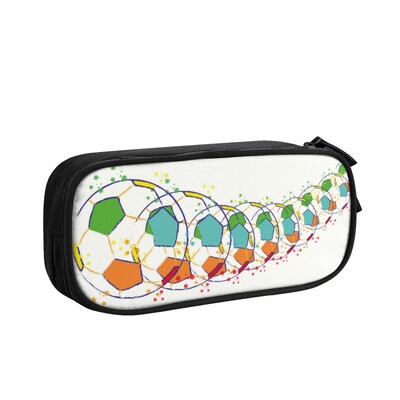 Husă de creion personalizată Kawaii pentru goluri de fotbal pentru băieți Gilrs Depozitare mare Fotbal Sport Husă pentru creion Rechizite școlare