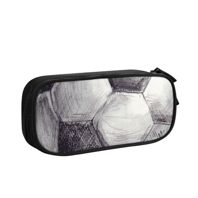 Husă de creion personalizată Kawaii pentru goluri de fotbal pentru băieți Gilrs Depozitare mare Fotbal Sport Husă pentru creion Rechizite școlare