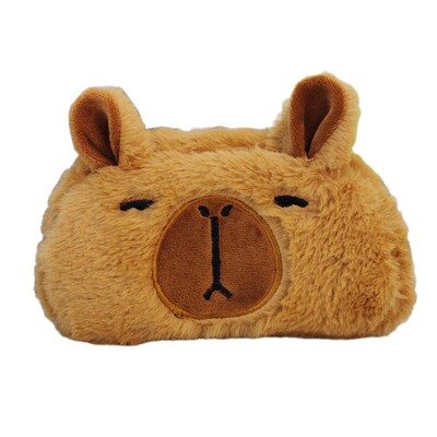 Плюшен калъф за молив Capybara. Нова чанта за писалка за момчета и момичета. Детски офис