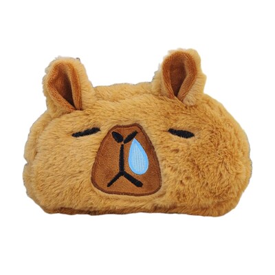 Плюшен калъф за молив Capybara. Нова чанта за писалка за момчета и момичета. Детски офис