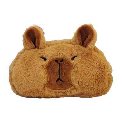 Плюшен калъф за молив Capybara. Нова чанта за писалка за момчета и момичета. Детски офис