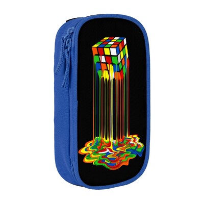 Rubik Rainbow Melted Cube pliiatsiümbris Pliiatsikott Pliiats Tüdrukutele Poistele Suur pliiatsikotid Õpilastele Koolikingitused Kirjatarbed