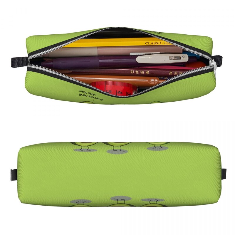 Avokado Humor Stop Guac Blocking Pernice Smiješni crtić Slatki držač olovke Torbica za olovke Učenički školski pribor Poklon torbica za olovke