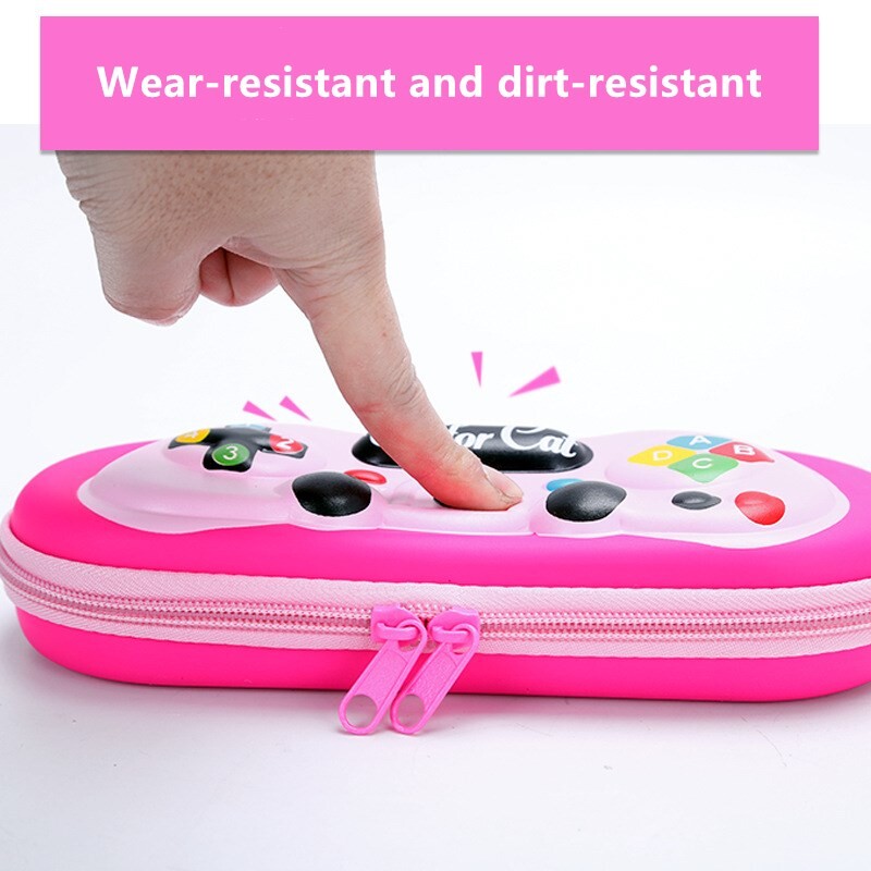 Дръжка за игра сладък молив кутия за канцеларски материали с голям капацитет Училищна чанта за съхранение на учене Пластмасов молив за подарък за момчета