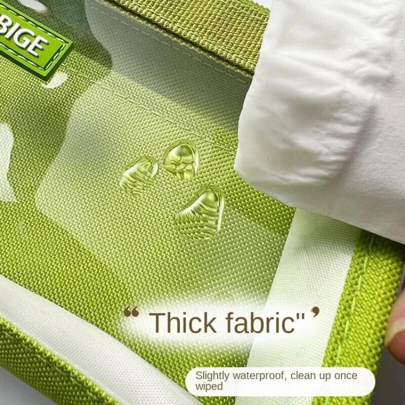 Läbipaistev 4/6 kihiline Kawaii pliiatsikott lukuga, suure mahutavusega kirjatarvete hoiukott õpilastele kooli tagasi