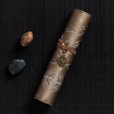 Jauni retro rullīšu zīmuļu futrāļi Ādas zīmuļu kastīte Uzglabāšanas zīmuļu soma Pencils Estuches Escolares skolas piederumu pildspalvu dāvanu kastīte