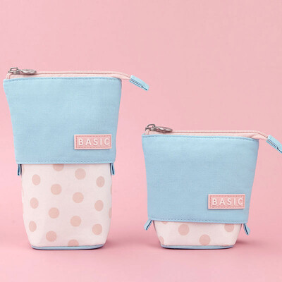 Armas kassi kooli pliiatsitase tüdrukutele poistele, lõuendist kassettpliiatsi kott Kawaii ükssarviku pliiatsikarbi kirjatarvete Korea karistuskomplekt