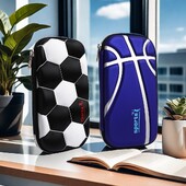 1tk 3D suure mahutavusega spordiseeria kirjutuskohver, 3D-pressitav, kirjutuskohver poistele ja õpilastele, pühadekingitus lastele,