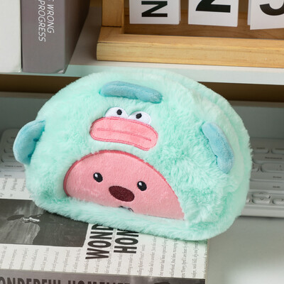 Kawaii pliiatsiline pliiatsikott, suure mahutavusega pliiatsikott Armas kopra hoiukott Korraldaja õpilastele kooli kontoritarbed