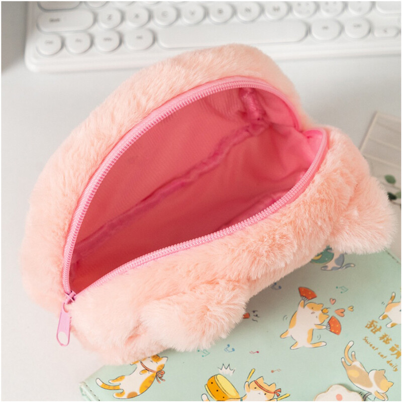 Kawaii pliiatsiline pliiatsikott, suure mahutavusega pliiatsikott Armas kopra hoiukott Korraldaja õpilastele kooli kontoritarbed