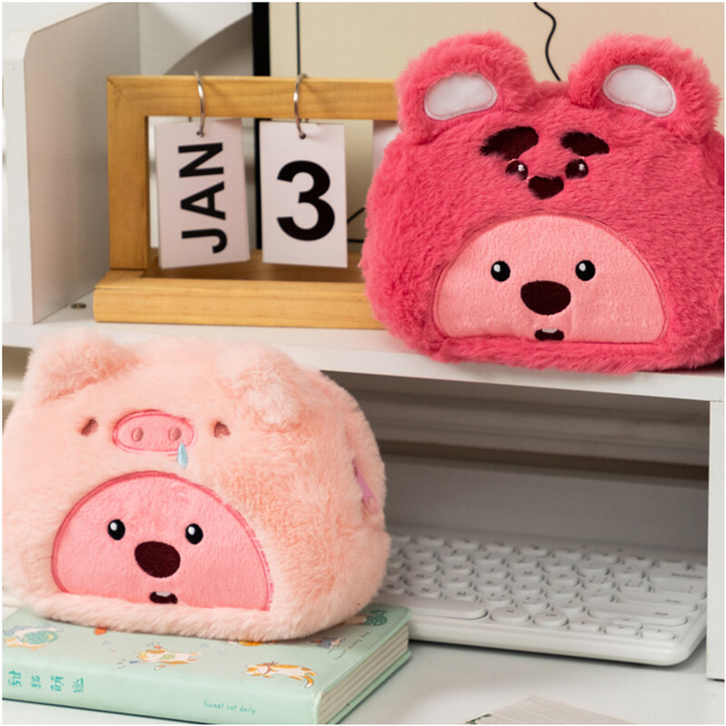 Kawaii pliiatsiline pliiatsikott, suure mahutavusega pliiatsikott Armas kopra hoiukott Korraldaja õpilastele kooli kontoritarbed