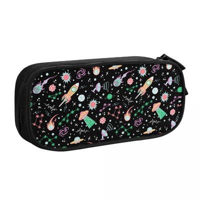 Kosmoseuniversumi astronautide kohandatud armas pliiats, poiss, tüdruk, suur panipaik Galaxy Rocket Planet pliiatsikarbis õpilastele kirjatarbed