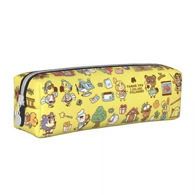 Креативни анимационни анимационни калъфи за моливи Animal Crossings Pencicases Химикалка за ученик Големи чанти за съхранение Ученици Ученически канцеларски материали