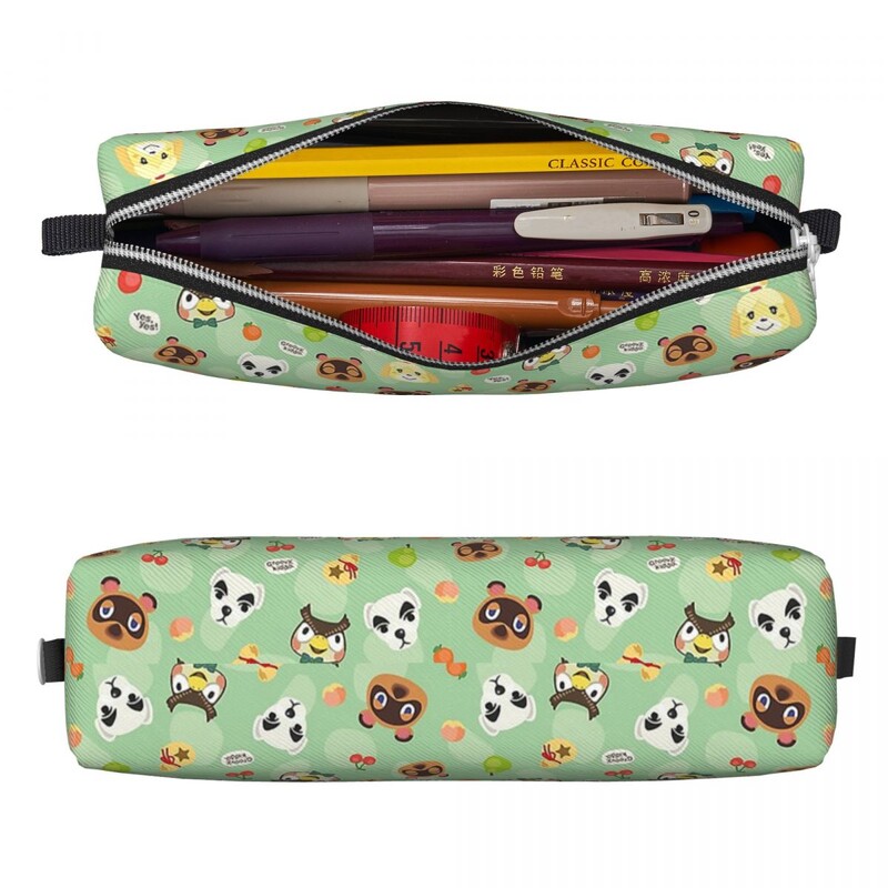 Креативни анимационни анимационни калъфи за моливи Animal Crossings Pencicases Химикалка за ученик Големи чанти за съхранение Ученици Ученически канцеларски материали