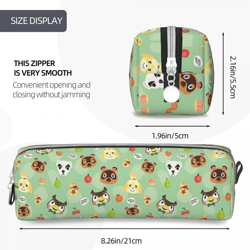 Креативни анимационни анимационни калъфи за моливи Animal Crossings Pencicases Химикалка за ученик Големи чанти за съхранение Ученици Ученически канцеларски материали