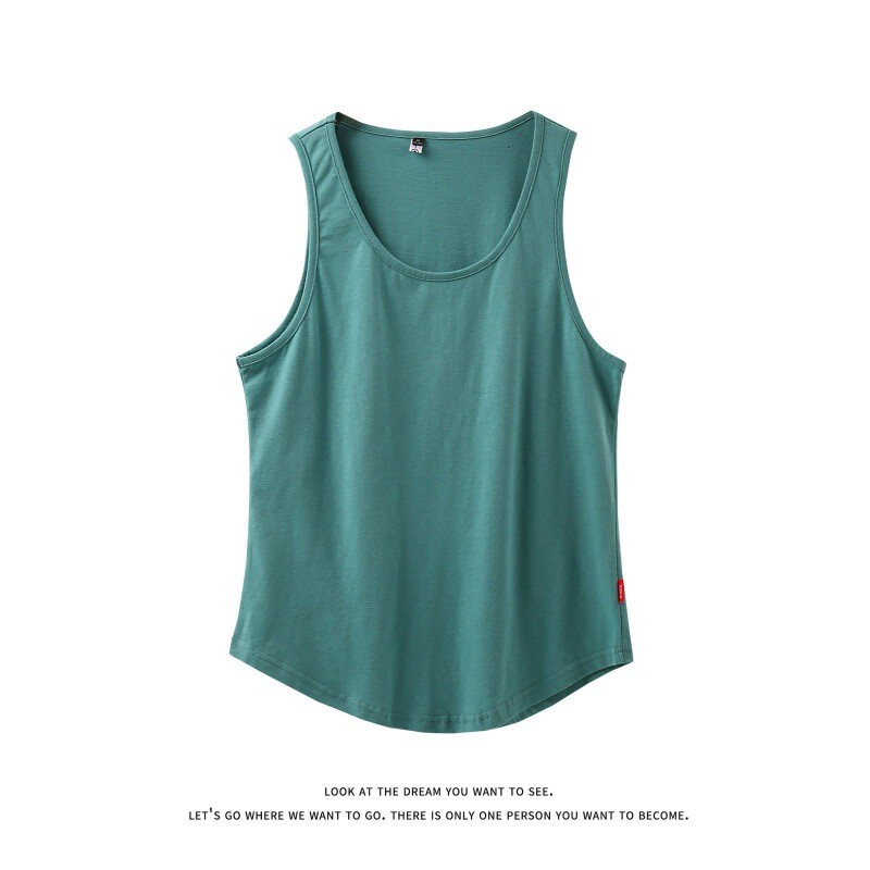 Suvine New Style noorte ümarkaelus vest ühevärviline meeste vest Sport vabaaja mood meeste vesti aluskihi vest