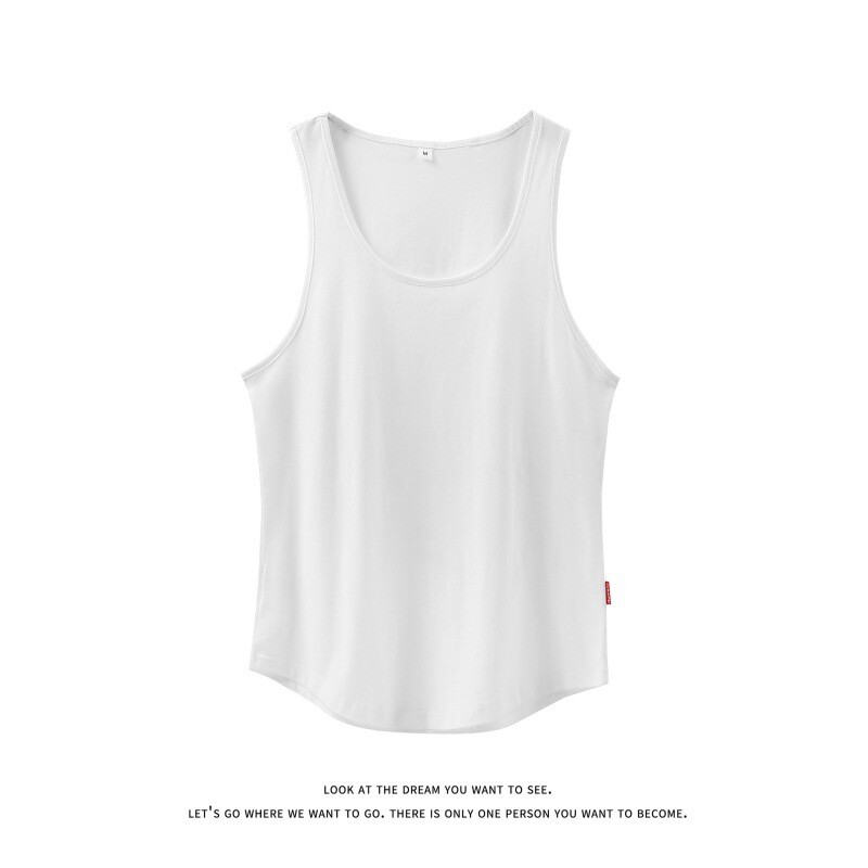 Suvine New Style noorte ümarkaelus vest ühevärviline meeste vest Sport vabaaja mood meeste vesti aluskihi vest