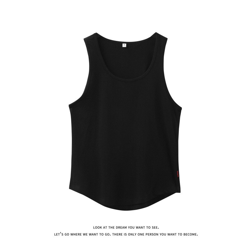 Suvine New Style noorte ümarkaelus vest ühevärviline meeste vest Sport vabaaja mood meeste vesti aluskihi vest