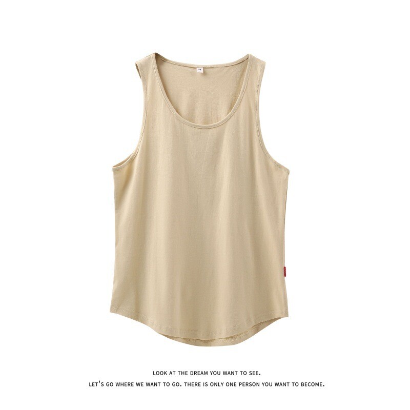 Suvine New Style noorte ümarkaelus vest ühevärviline meeste vest Sport vabaaja mood meeste vesti aluskihi vest