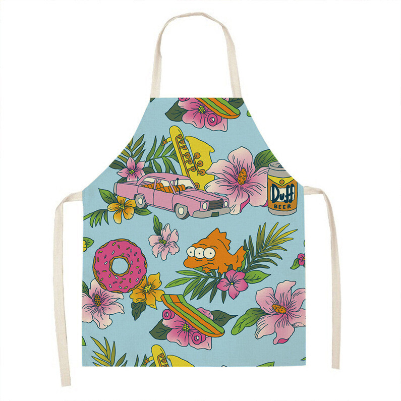 Piiriülene kuummüük, lillemustriga varrukateta linane põll, köögimood, koristamine, igapäevane kasutus, varrukateta pluusipaar