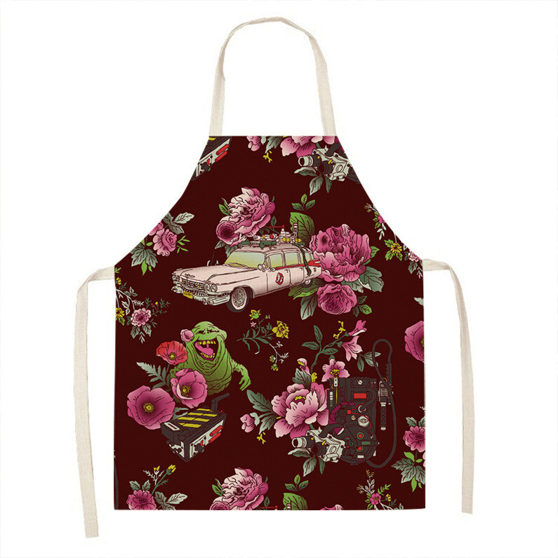 Piiriülene kuummüük, lillemustriga varrukateta linane põll, köögimood, koristamine, igapäevane kasutus, varrukateta pluusipaar