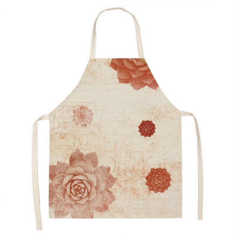 Piiriülene kuummüük, lillemustriga varrukateta linane põll, köögimood, koristamine, igapäevane kasutus, varrukateta pluusipaar