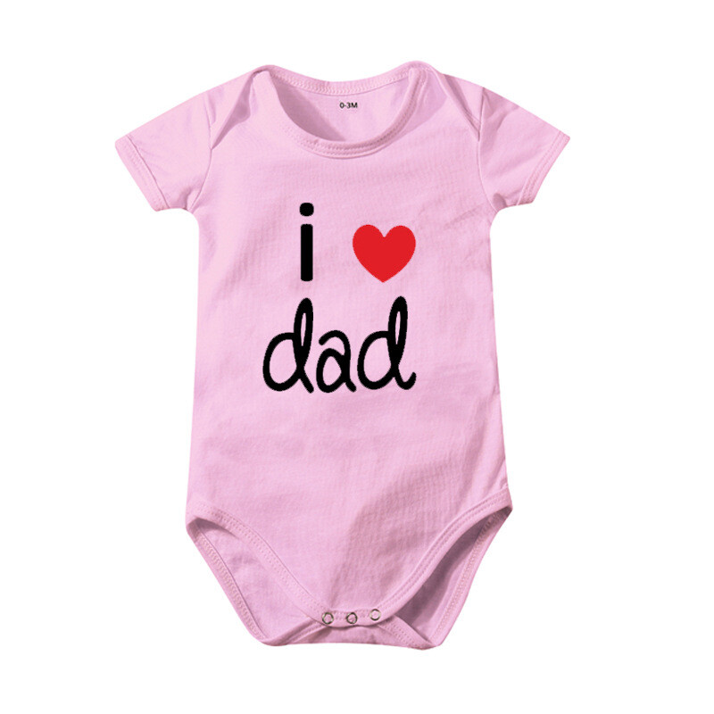 ins pure cotton romper beba beba volim tatu mama otisnuta u jednom komadu