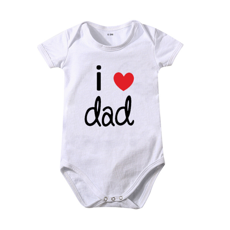 ins pure cotton romper beba beba volim tatu mama otisnuta u jednom komadu