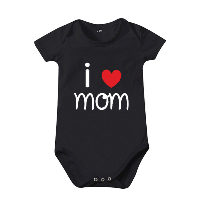 ins pure cotton romper beba beba volim tatu mama otisnuta u jednom komadu