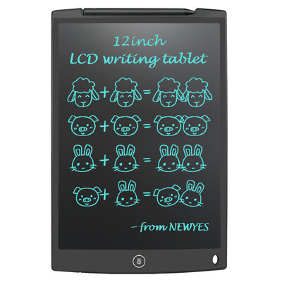 NEWYESi 12-tolline LCD-kirjutahvelarvuti, digitaalne joonistustahvelarvuti käsitsi kirjutamisplokid Kaasaskantav elektrooniline tahvelarvutitahvel üliõhuke pliiatsiga tahvel