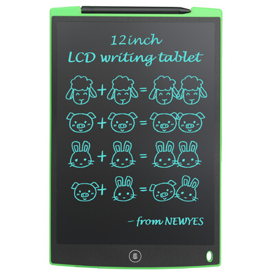 NEWYESi 12-tolline LCD-kirjutahvelarvuti, digitaalne joonistustahvelarvuti käsitsi kirjutamisplokid Kaasaskantav elektrooniline tahvelarvutitahvel üliõhuke pliiatsiga tahvel