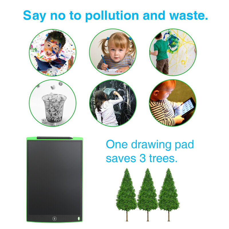 12-inčni LCD tablet za pisanje, digitalna ploča za crtanje, blokovi za rukopis, elektronički tableti s grafitima, obrazovne dječje igračke