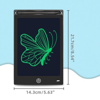 Таблет за писане с LCD дъска за рисуване 6,5/8,5/10/12 инча Графична дъска за електроника Ултратънки преносими подложки за ръкопис Подаръци за деца