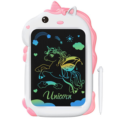 8,5-инчов LCD таблет за писане Безхартиена дъска за рисуване с драскулки Електронна подложка за писане Таблети за рисуване на еднорог/динозавър Детска играчка