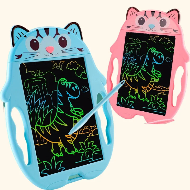 9-tolline laste joonistustahvel LCD-ekraaniga kirjutustahvelarvuti multifilm Loomade elektrooniline käekirjapadi joonistusmänguasjad lastele beebile