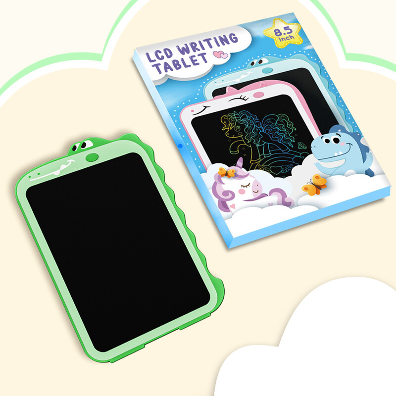 Ηλεκτρονικό μαξιλαράκι γραφής LCD 8,5 ιντσών χωρίς χαρτί Unicorn/Dinosaur για 3 4 5 6 7 8 9 χρονών κορίτσια αγόρια