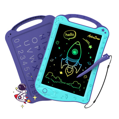 AstroDraw Tabletă de desen colorată pentru copii Activități de călătorie Jucărie Space Doodle Board Autism Senzorial Cadouri pentru copii mici pentru ziua de naștere