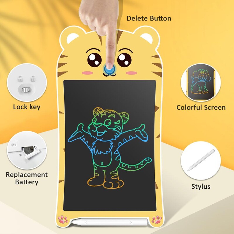 Ταμπλέτα γραφής LCD 8,5 ιντσών Ταμπλέτα ζωγραφικής Χειρόγραφο Pad Ηλεκτρονική πλακέτα Doodle Χαριτωμένο γραφικό tablet Παιδικά παιχνίδια Δώρο γενεθλίων