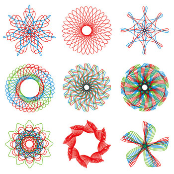 Деца 22 бр. Enfant Spirograph Set за рисуване Brain Education Geometric Deluxe Ruler Creative Plastic Draw Picture Toys With Pen