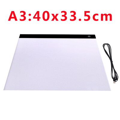 A3/A4/A5 suurusega LED-valguspadi Silmade kaitse Lihtsam teemantmaalimiseks tikandid Sooduspakkumine Kolmel tasemel hämardatav värvimisalus