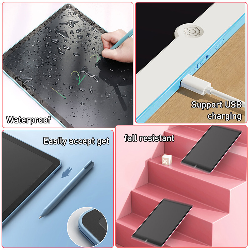 19-tolline LCD-kirjutahvel, kunstiteoste kirjutamise maalimisvahendid lastele, harivad mänguasjad 3 4 5 6 7 aastastele tüdrukutele, poistele, beebidele, lastele