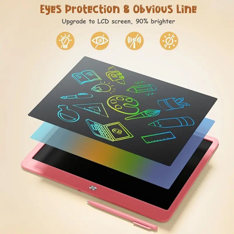 15/10/8,5-tolline LCD-kirjutahvelarvuti joonistustahvel Lastele Graffiti visanditahvel Mänguasjad Käsitsi kirjutav tahvel Maagiline joonistustahvel Mänguasi Kingitus